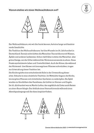 Historie Weihnachtsbaum