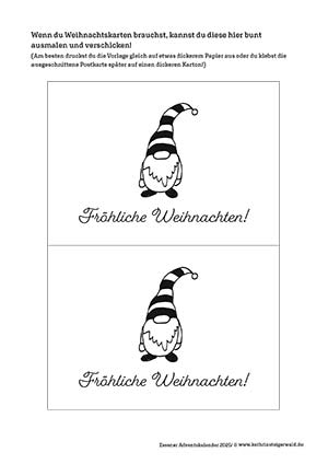 Wichtelkarte